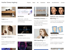 Tablet Screenshot of deweyhagborg.com